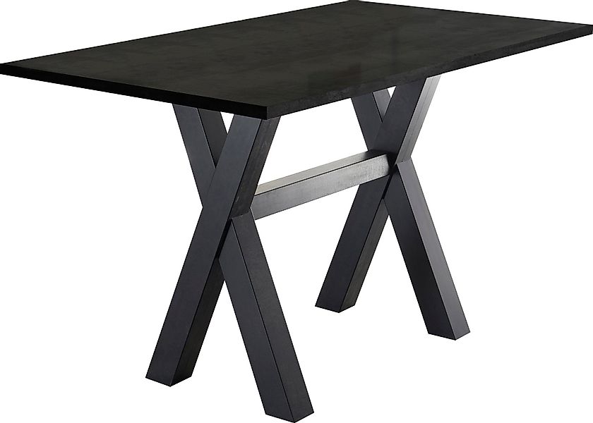 Mäusbacher Bartisch Gestell in X-Form (Breite 120, 140 oder 160 cm) günstig online kaufen