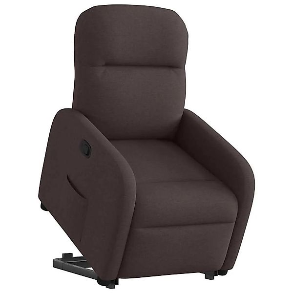vidaXL Relaxsessel mit Aufstehhilfe Dunkelbraun Stoff 3302977 günstig online kaufen