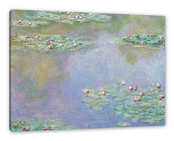 Pixxprint Leinwandbild Claude Monet - Seerosen V, Claude Monet - Seerosen V günstig online kaufen