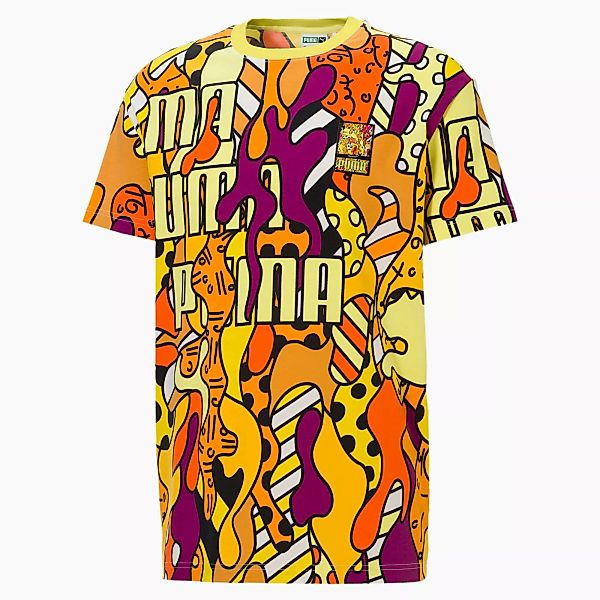PUMA x BRITTO T-Shirt mit Print Für Herren | Mit Abstract Muster | Schwarz günstig online kaufen