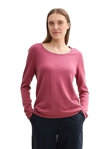 TOM TAILOR Strickpullover aus Viskose mit günstig online kaufen