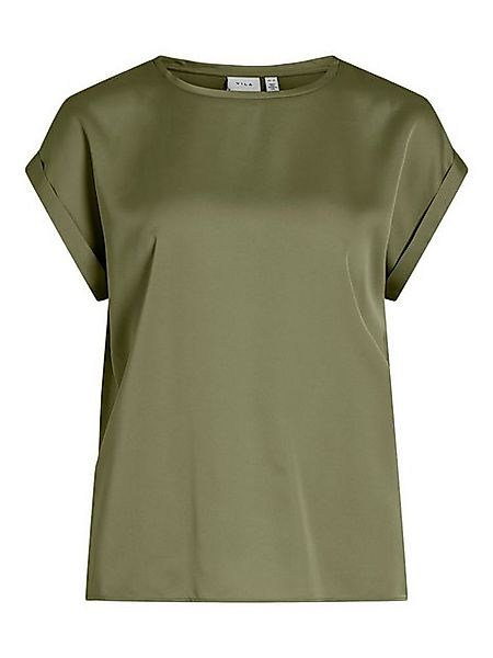 Vila T-Shirt Satin Blusen Kurzarm Basic Glänzend VIELLETTE VIELLETTE S/S SA günstig online kaufen
