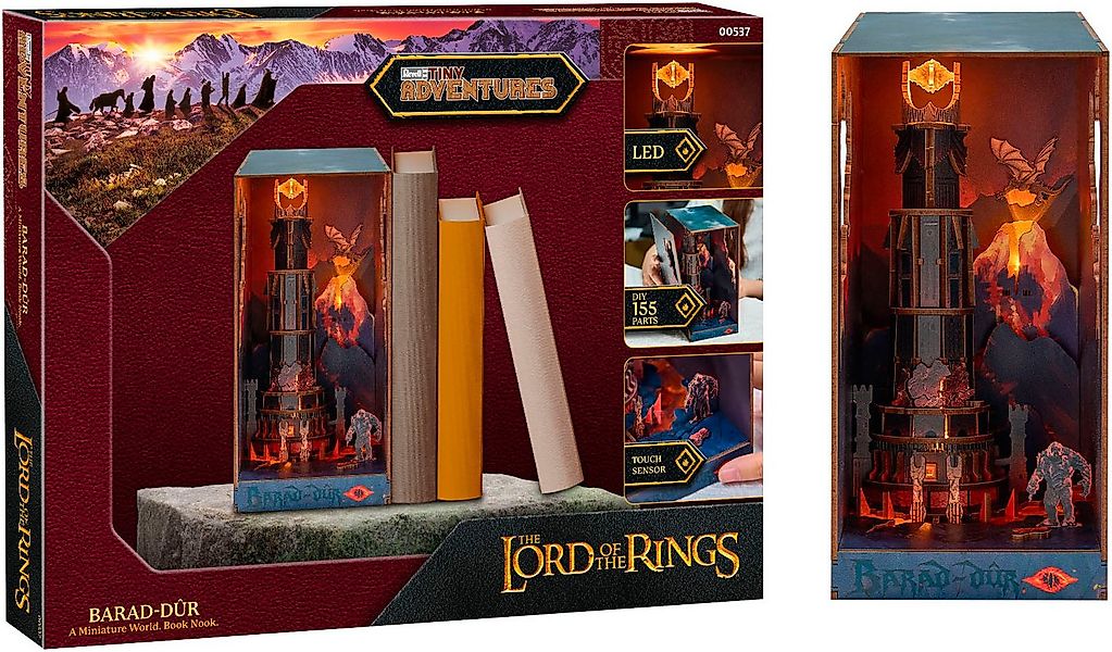 Revell® 3D-Puzzle Book Nook, Tiny Adventures Herr der Ringe Barad-Dûr, 155 günstig online kaufen