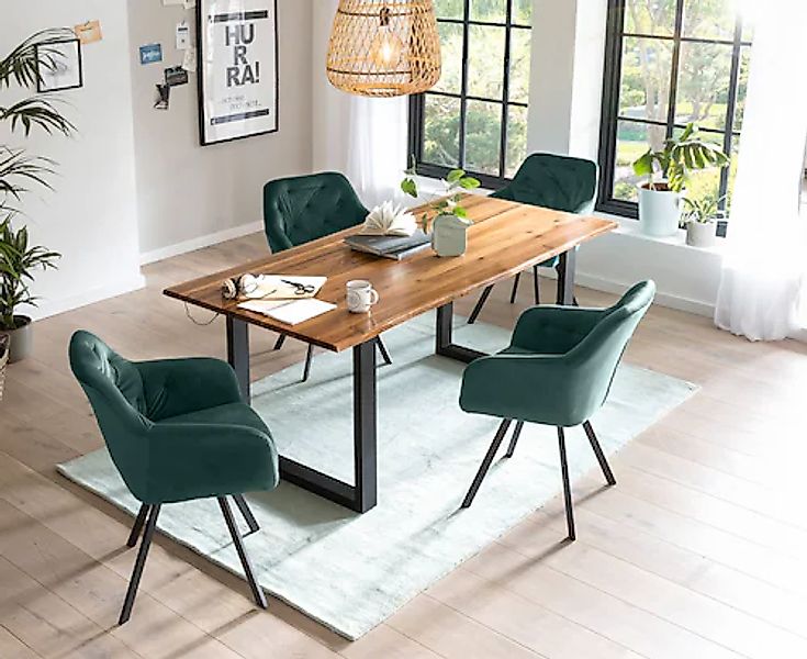 SalesFever Essgruppe, (Set, 5 tlg.), 5-teiliges Set: Drehstühle und Tisch m günstig online kaufen
