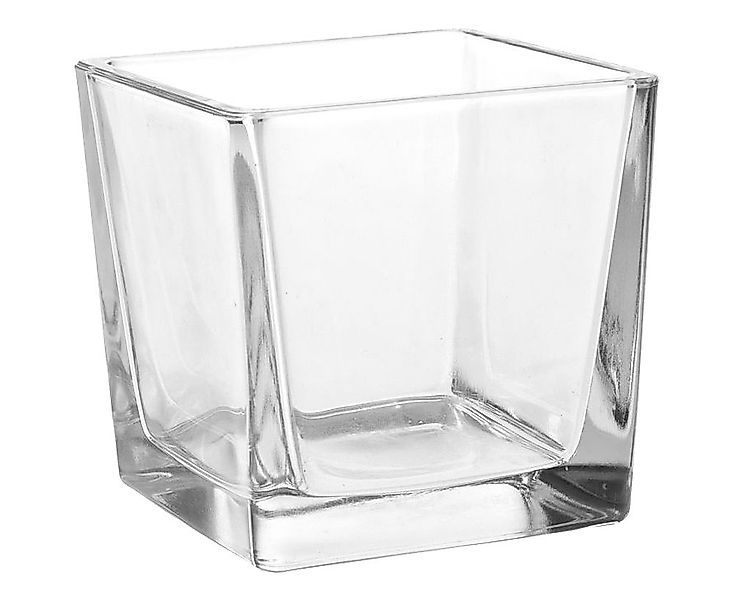 matches21 HOME & HOBBY Blumentopf Glastopf Quader Pflanztopf Würfel dickes günstig online kaufen