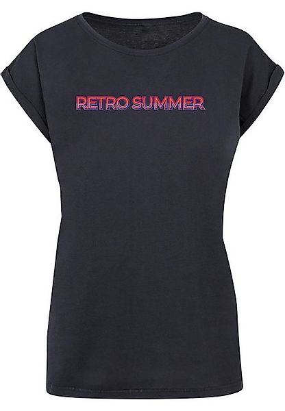 Merchcode T-Shirt Merchcode Damen Ladies Summer - Retro T-Shirt (1-tlg) günstig online kaufen