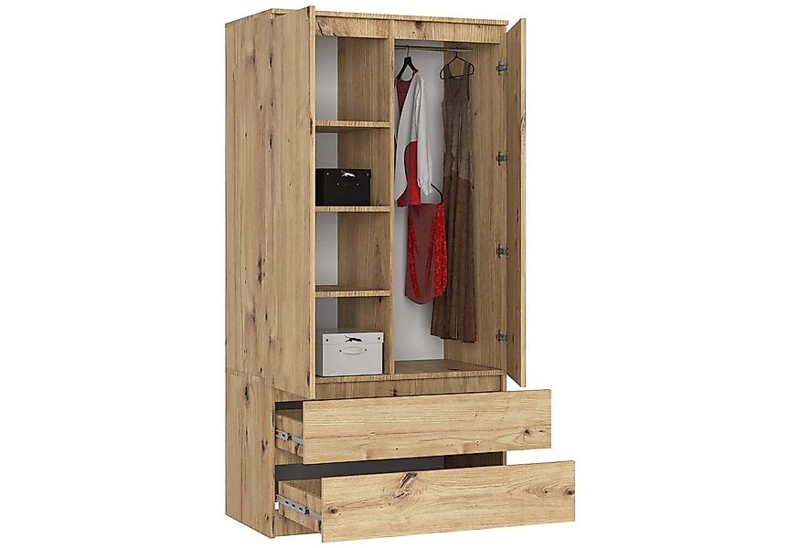 Raumhirsch Furniture Kleiderschrank Moderner Kleiderschrank - Optimaler Sta günstig online kaufen