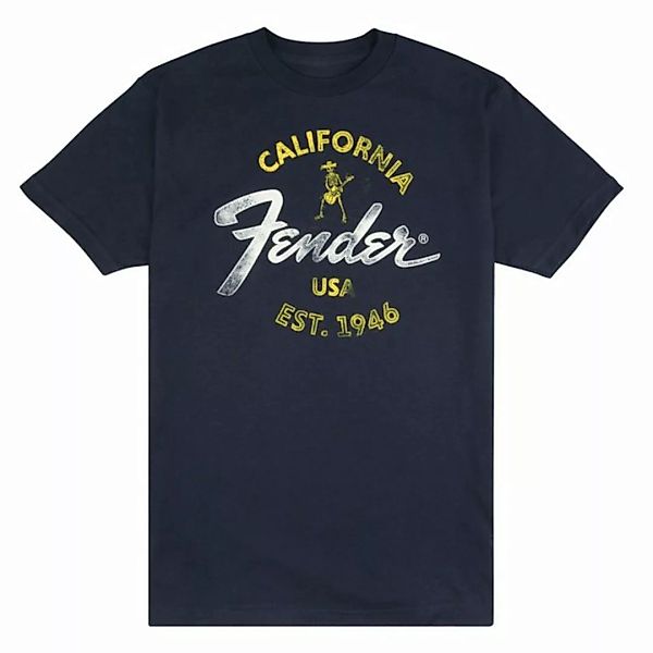 Fender T-Shirt (Baja Blue T-Shirt M) Baja Blue T-Shirt M - T-Shirt günstig online kaufen