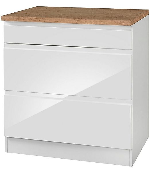 KOCHSTATION Kochfeldumbauschrank KS-Virginia 80 cm breit günstig online kaufen