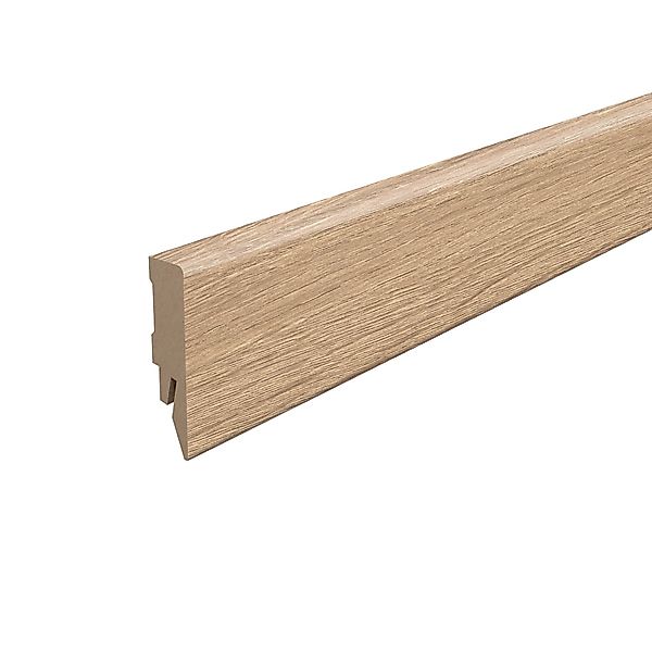 Egger Sockelleiste L708 Kubisch für Fußboden Conway 6 cm Eiche Natur günstig online kaufen