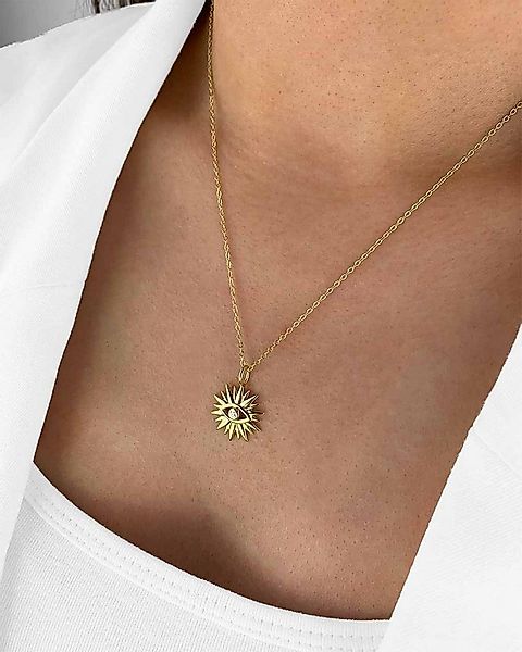 DANIEL CLIFFORD Kette mit Anhänger 'Sibella' Damen Halskette Silber 925 ver günstig online kaufen