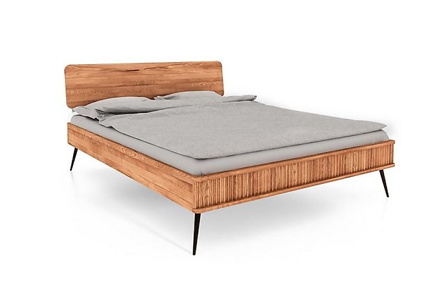 byoak Massivholzbett KULA mit Holzkopfteil, Naturgeölt günstig online kaufen