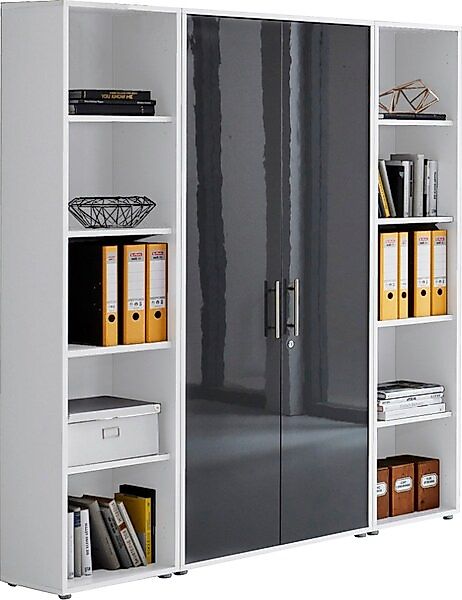 BMG Möbel Büromöbel-Set »Tabor«, besteht aus 1 Aktenschrank und 2 Regalen günstig online kaufen
