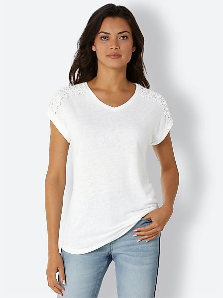 creation L T-Shirt Leinen-Viskose-Shirt günstig online kaufen