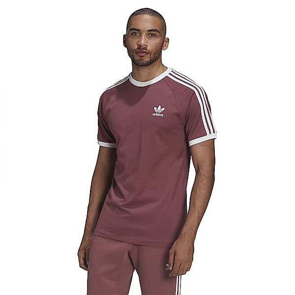 Adidas Originals 3 Stripes Kurzärmeliges T-shirt XL Quiet Crimson günstig online kaufen