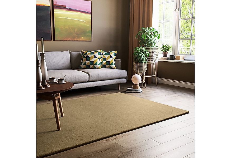 Steffensmeier Wollteppich Jaipur, Rechteckig, Gabbeh Teppich, handgeknüpft günstig online kaufen