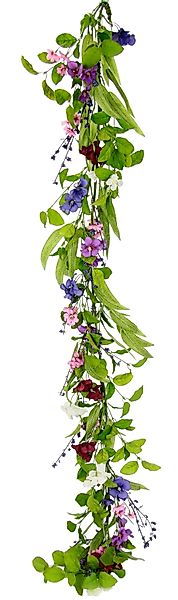 I.GE.A. Kunstblume »Blütenranke«, Blumenranke Stiefmütterchenranke Girlande günstig online kaufen