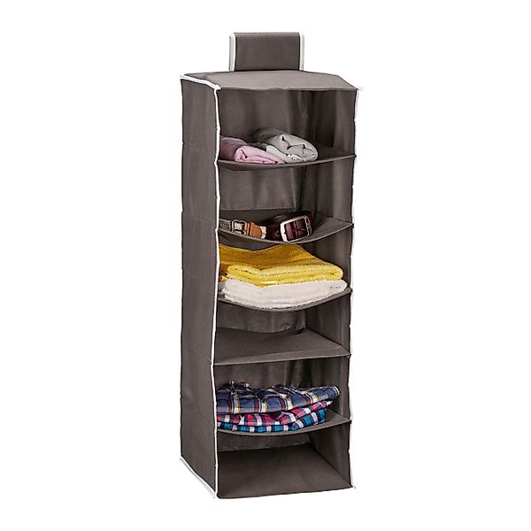 relaxdays Hängeregal Kleiderschrank 6 Fäch günstig online kaufen