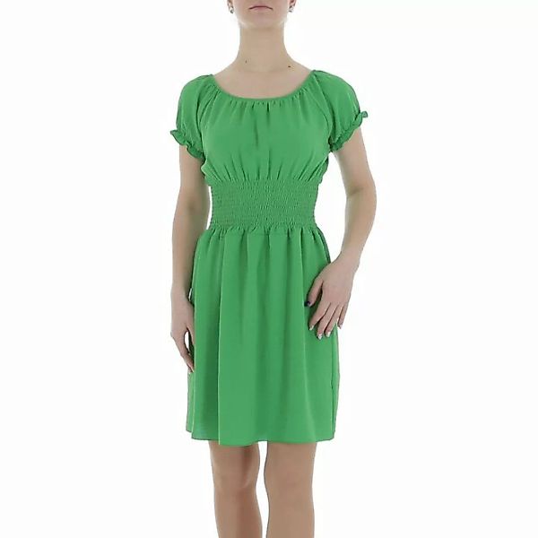 Ital-Design Sommerkleid Damen Freizeit (86164463) Kreppoptik/gesmokt Minikl günstig online kaufen