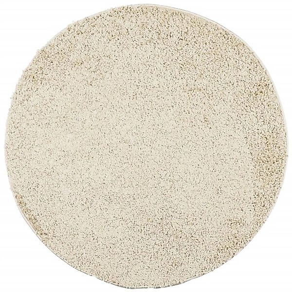 vidaXL Teppich Shaggy Hochflor Modern Golden  120 Cm 1955281 günstig online kaufen