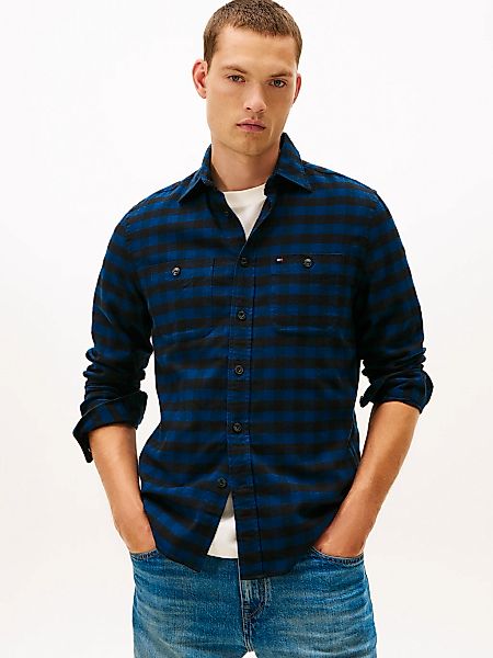 Tommy Hilfiger Langarmhemd "BUFFALO CHECK" regular fit, Kentkragen, kariert günstig online kaufen
