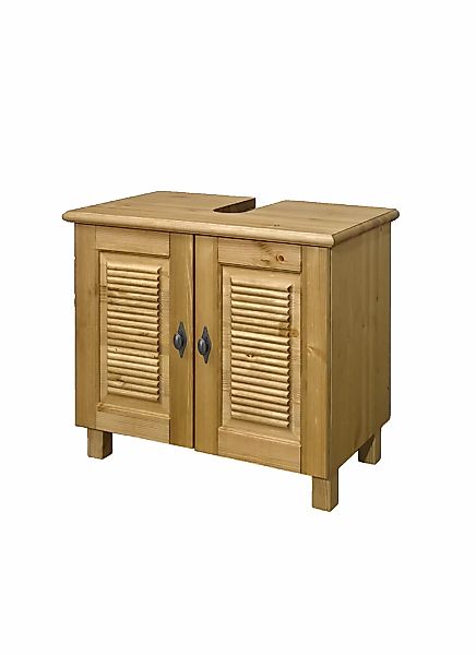 Home affaire Waschbeckenunterschrank "Rauna" aus massiver Kiefer, Breite 64 günstig online kaufen