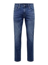 Only & Sons Herren Jeans ONSLOOM SLIM 6756 - Slim Fit - Blau - Medium Blue günstig online kaufen