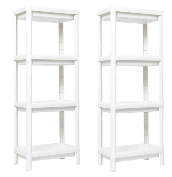 ONDIS24 Badregal Kunststoffregal Haushaltsregal Steckregal Linda, günstig online kaufen