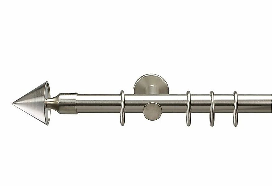 Liedeco Gardinenstange "Kegel" Ø 20 mm 1 läufig-läufig Fixmaß günstig online kaufen