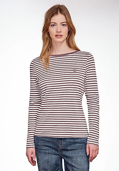 STREET ONE STUDIO Langarmshirt aus reiner Baumwolle günstig online kaufen