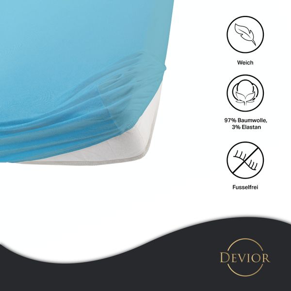 Devior Spannbettlaken Premium Spannbetttuch Bettlaken Betttücher günstig online kaufen