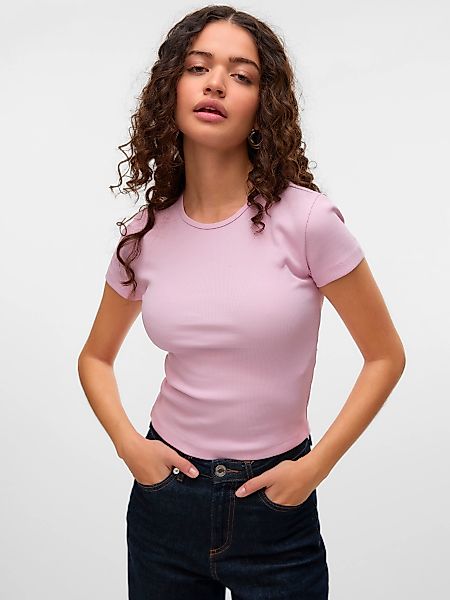Vero Moda Rundhalsshirt "VMCHLOE SS SHORT TOP JRS NOOS" günstig online kaufen