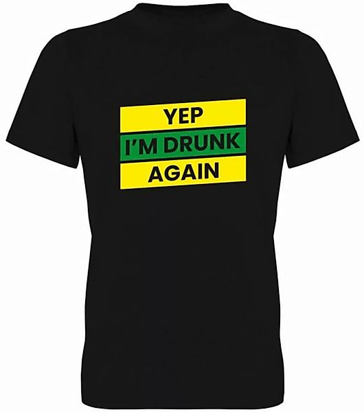 G-graphics T-Shirt Yep I´m drunk again Herren T-Shirt, mit trendigem Frontp günstig online kaufen