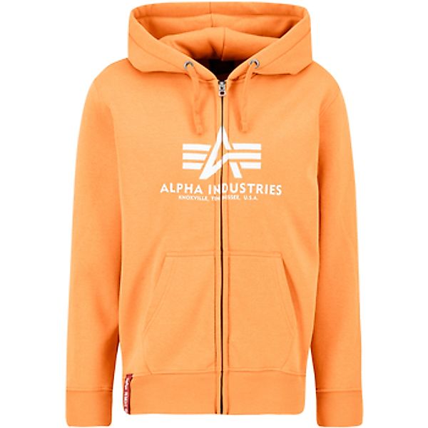 Alpha  Sweatshirt Basic Zip Hoodie PP - tangerine günstig online kaufen
