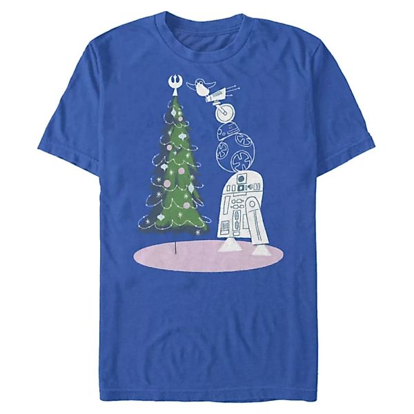 Star Wars - Droid Tree - Weihnachten - Männer T-Shirt günstig online kaufen
