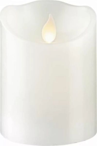 LED Kerze Twinkle Echtwachs H: 10cm weiß günstig online kaufen