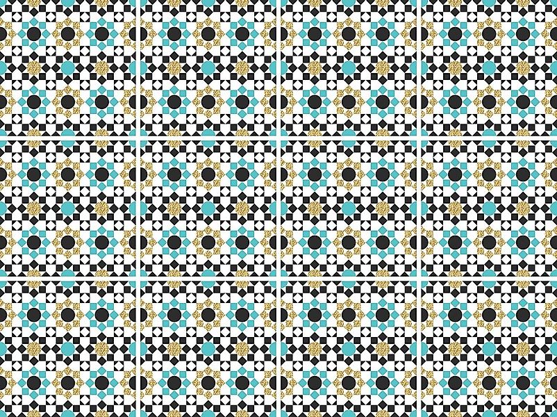 queence Fliesenaufkleber Mosaik Muster (12 St), günstig online kaufen