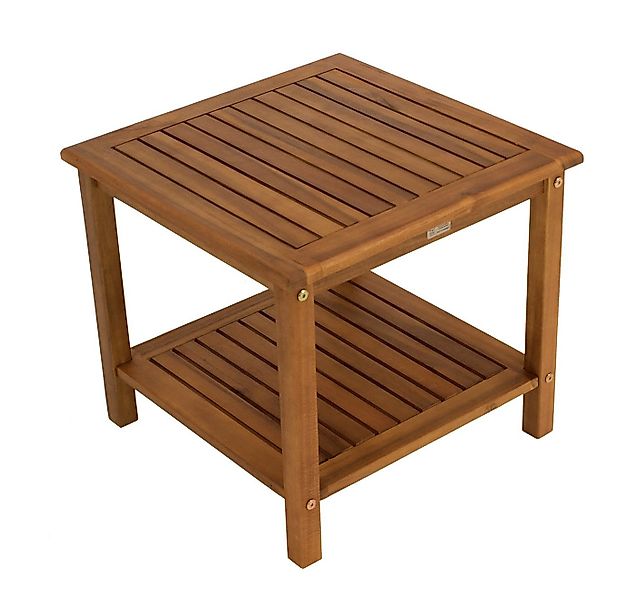 DEGAMO Beistelltisch ST. VINCENT (1-St), quadratisch 50x50cm, Akazie, für I günstig online kaufen