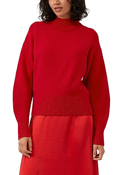 s.Oliver Strickpullover mit Rippbündchen günstig online kaufen