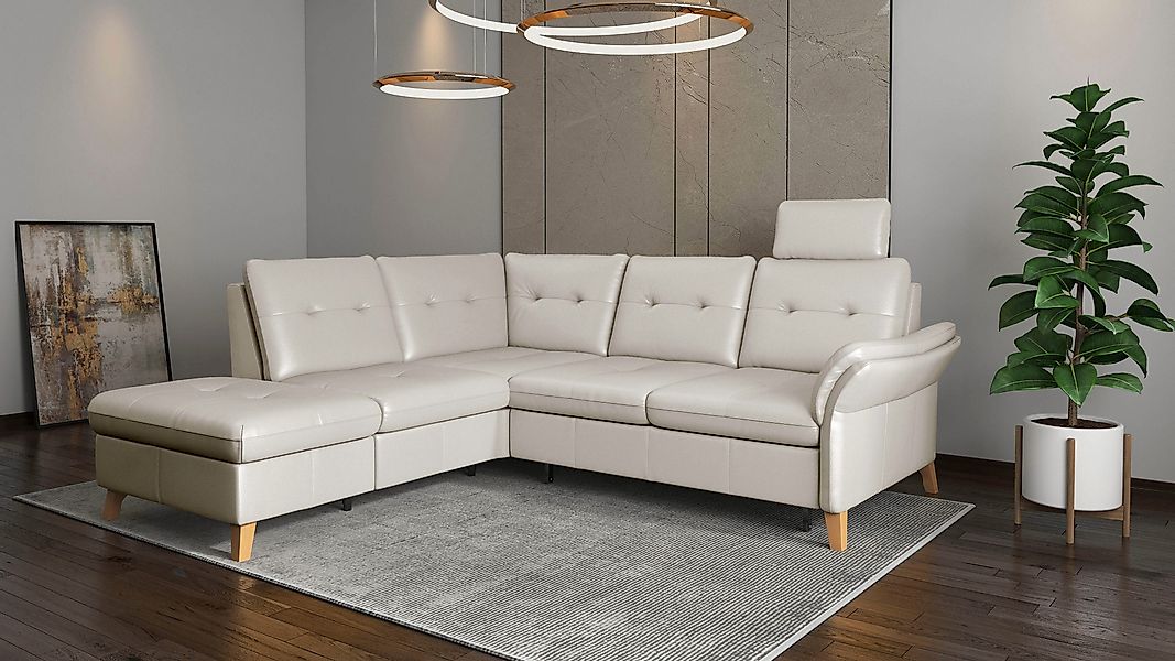 sit&more Ecksofa "Göteborg" inkl. Sitztiefenverstellung, wahlweise mit Bett günstig online kaufen