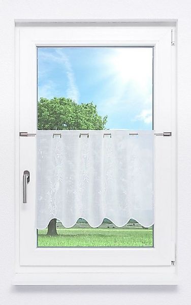 LYSEL® Scheibengardine Aurea (1 St), transparent, HxB 45x49.5cm günstig online kaufen