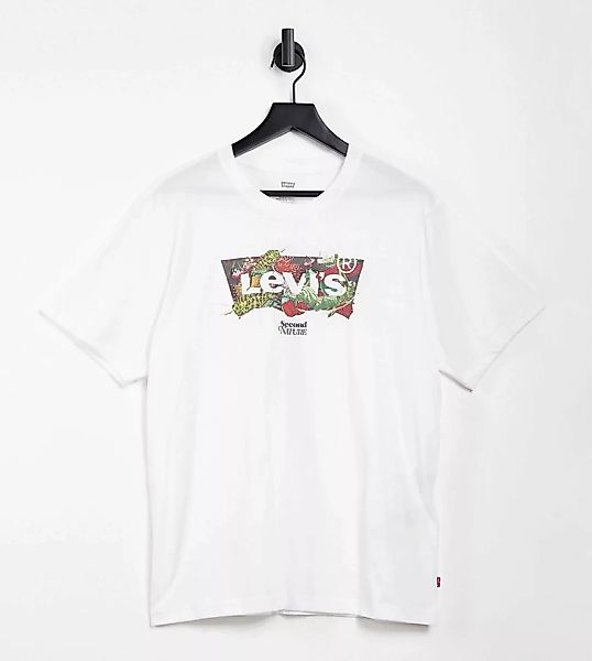Levi's – T-Shirt mit großem Fledermausflügel-Logo in bequemer Passform in W günstig online kaufen