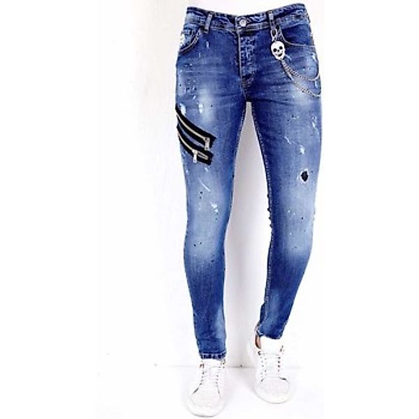 Local Fanatic  Slim Fit Jeans Zerrissene Jeans Für günstig online kaufen