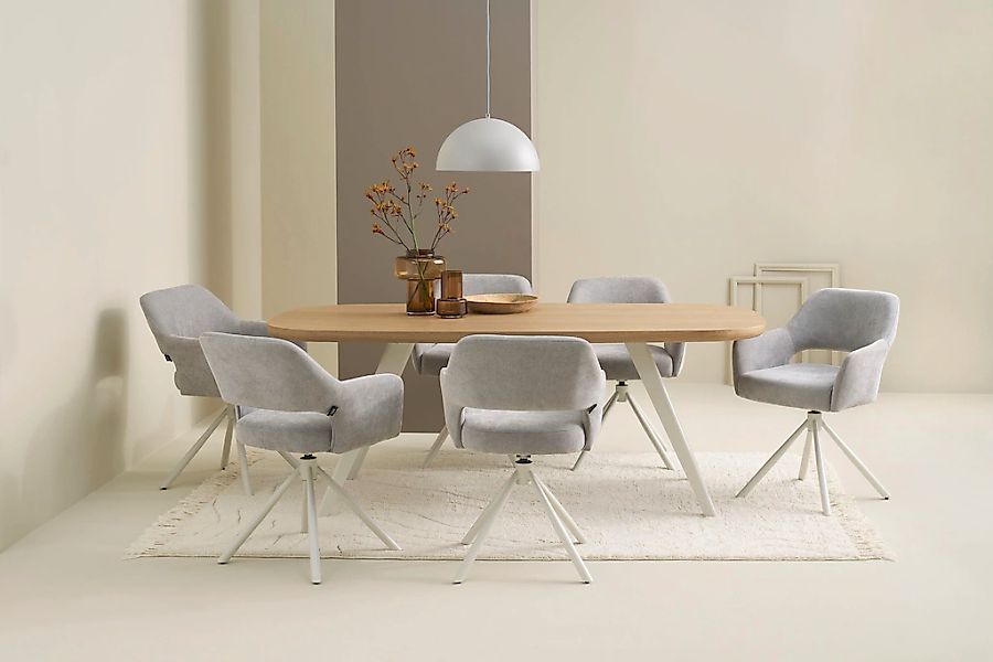 SCHÖNER WOHNEN-Kollektion Esszimmerstuhl "STAVANGER, 360 drehbar mit Rückho günstig online kaufen