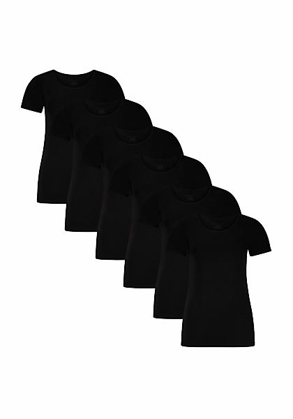 Bamboo basics Unterhemd "T-Shirt KATE 6er Pack" günstig online kaufen