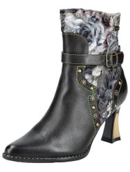 LAURA VITA Stiefelette Leder/Textil . High-Heel-Stiefelette günstig online kaufen