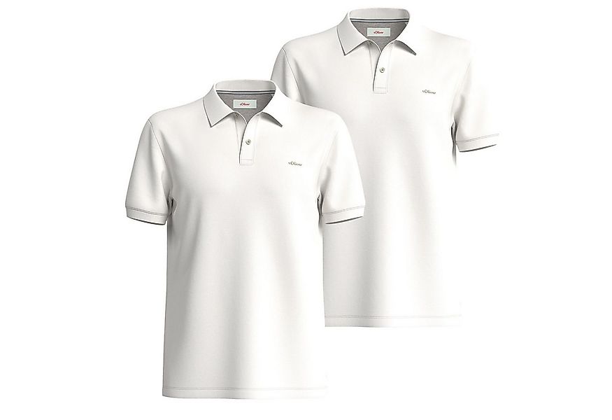 s.Oliver Poloshirt Poloshirt kurzarm, Piqué, Kragen, Knöpfe günstig online kaufen