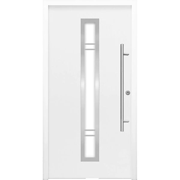 Sicherheits-Haustür ThermoSpace Prime Palermo RC2 Komfort Weiß 110 x 210 cm günstig online kaufen