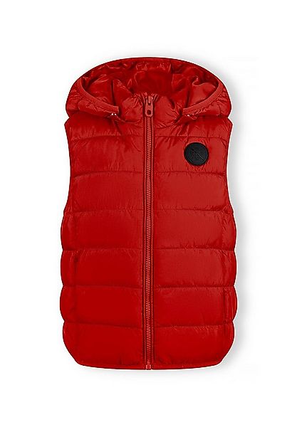 MINOTI Steppweste Weste mit Badge und Kapuze zum Abnehmen  (2y-14y) günstig online kaufen