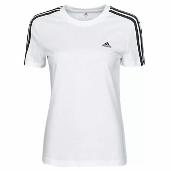 adidas Sportswear T-Shirt LOUNGEWEAR ESSENTIALS SLIM 3-STREIFEN T-SHIRT günstig online kaufen